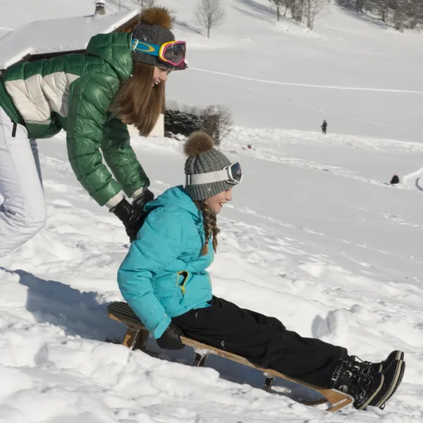 Piste de luge L'abeille au Venay