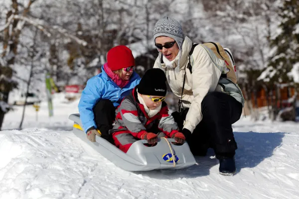 Piste de luge les Mouilles