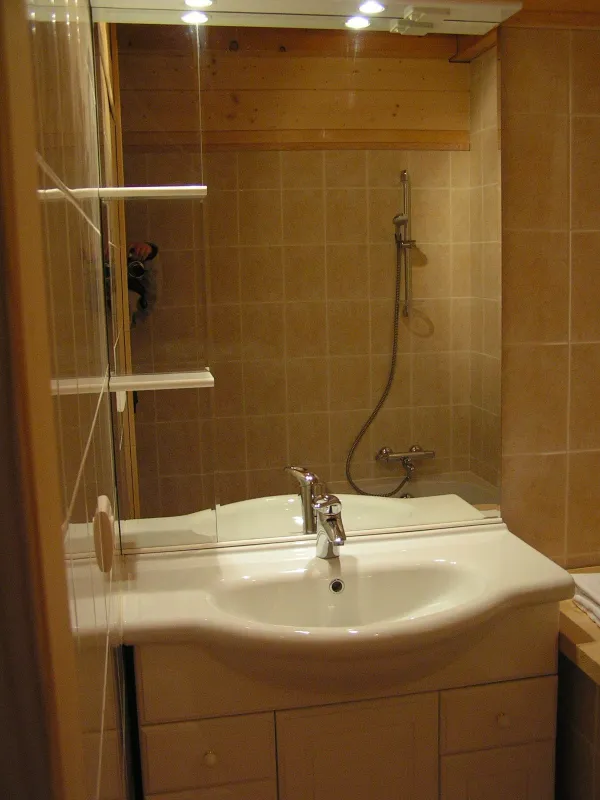 une des salles de bain appartement la pleureuse