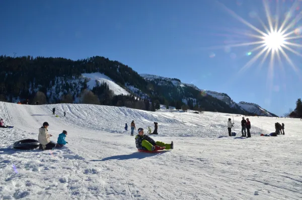 Piste de luge à Romme