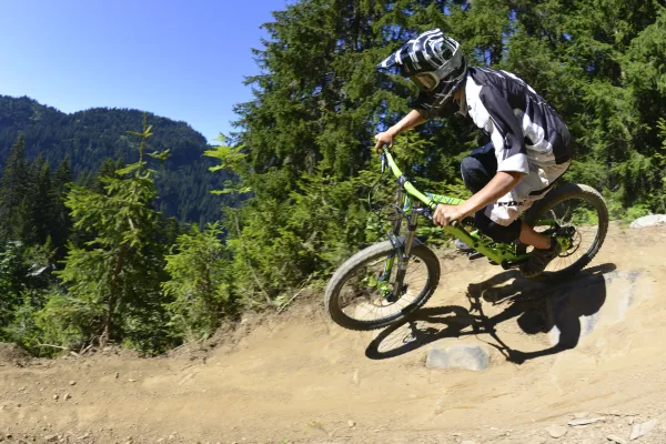 Piste VTT la Vink Line - Partie intermédiaire