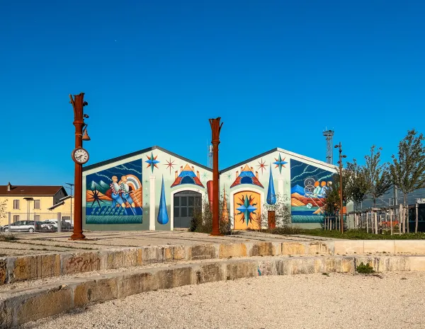 La rotonde, l'étoile ferroviaire - Street art