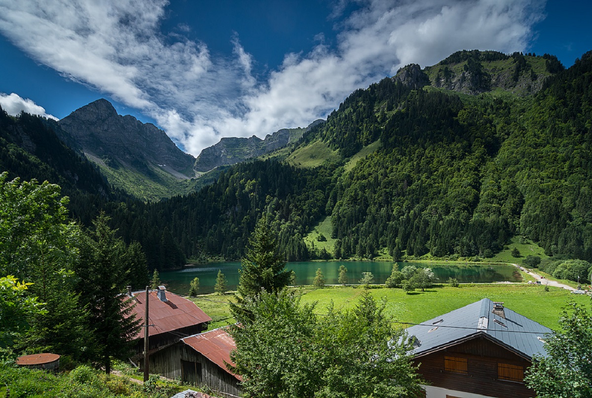 Lac des Plagnes à Abondance