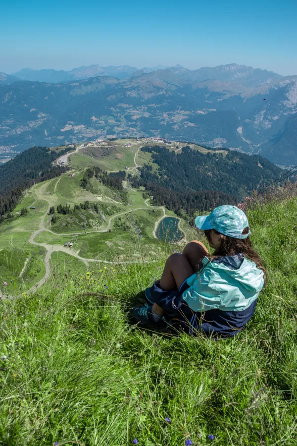 Rando’bus Morillon  – Samoëns  par Tête des Saix – redescente remontées mécaniques