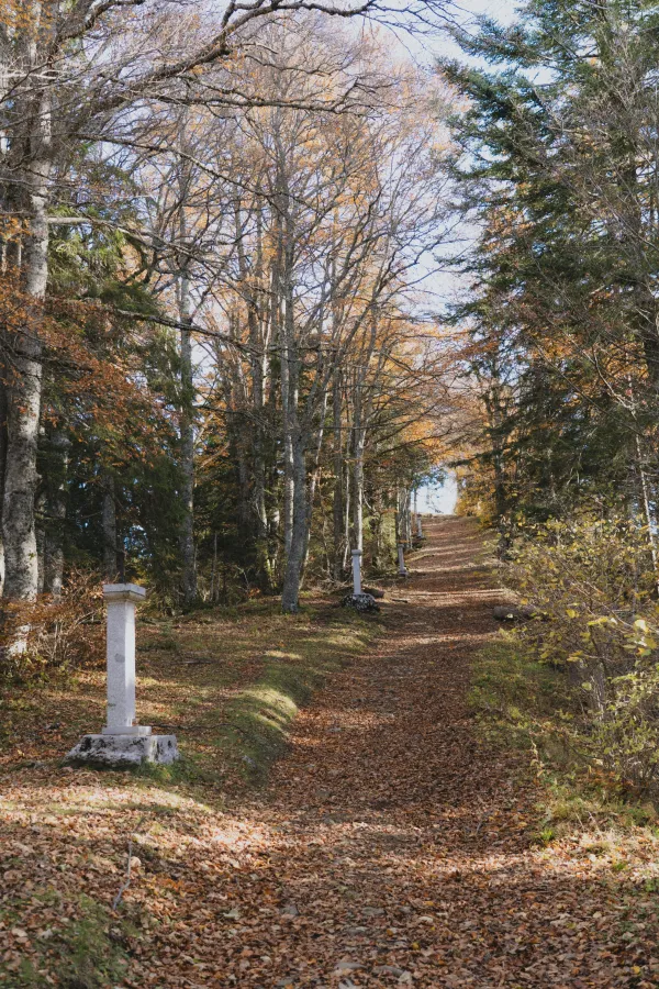 Le calvaire en automne