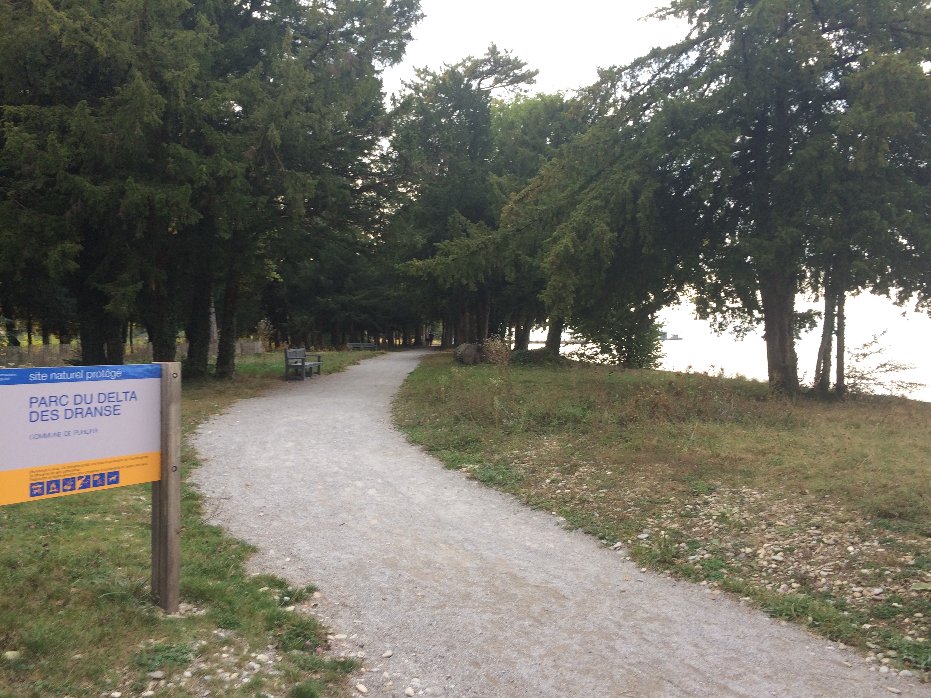 Le parc du Delta des Dranse à Publier