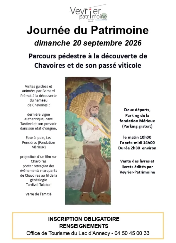 Le patrimoine viticole de Veyrier-du-lac #JEP 2026