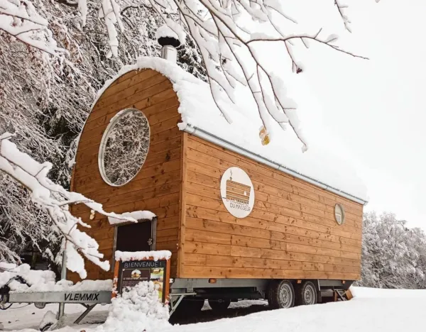 Le sauna mobile de la Roulotte du Masseur