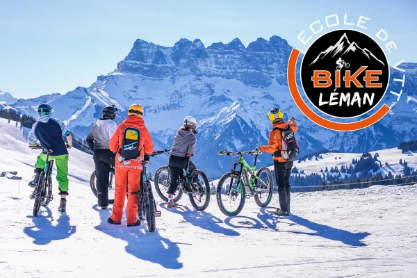 Randonnée VTT électrique sur neige avec Bike Léman