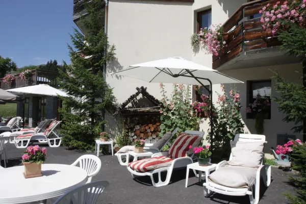 Terrasse en été