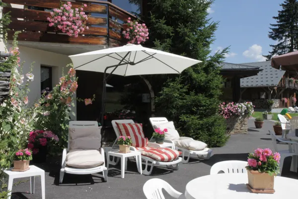Terrasse en été