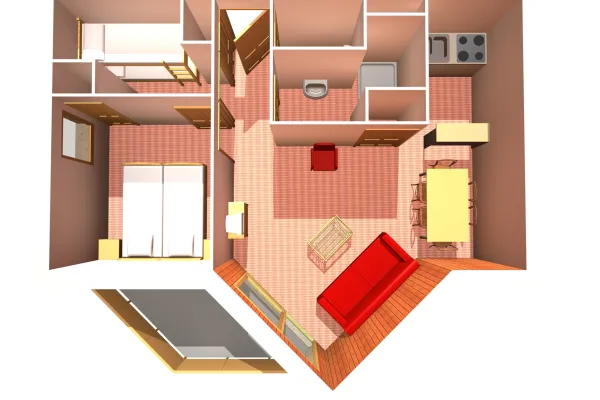 Disposition d'un appartement