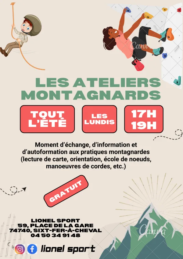 Les ateliers montagnards