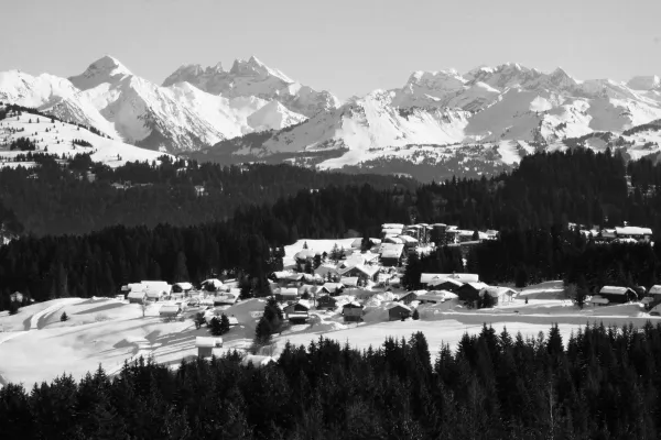 Praz de Lys Sommand en hiver