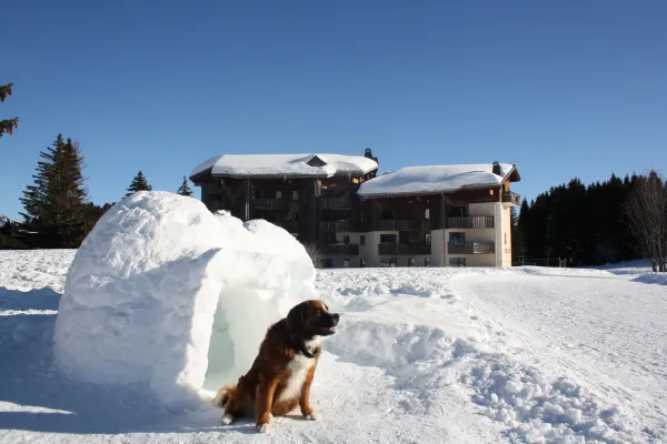 Résidence en hiver