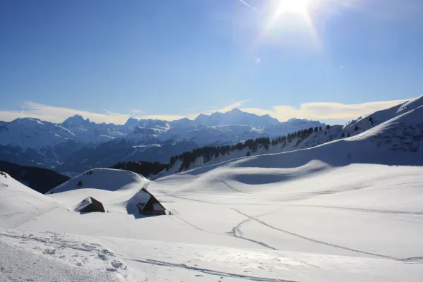 Praz de Lys Sommand en hiver