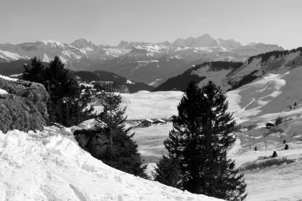 Praz de Lys Sommand en hiver