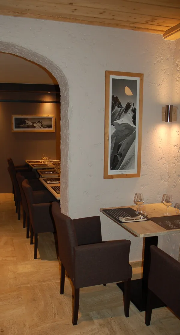 Restaurant la Braconne côté Mont-Blanc