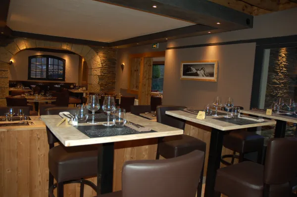 Restaurant la Braconne côté Mont-Blanc