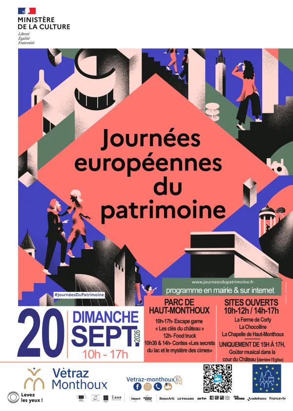 Les Journées Européennes du Patrimoine 2026 à Vétraz-Monthoux