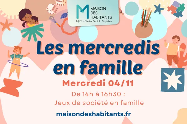 Les mercredis en famille - Jeux de société en famille