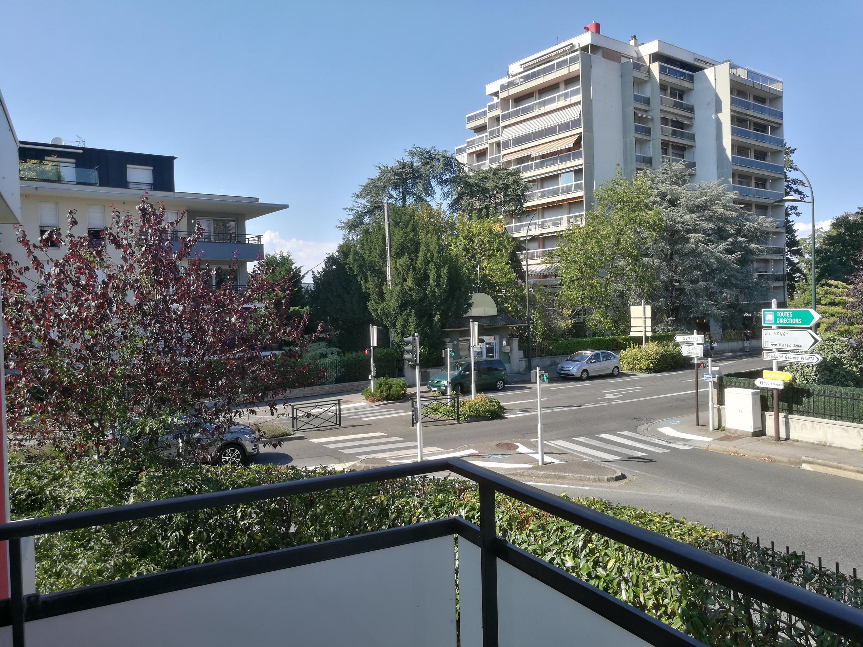 Vue depuis balcon