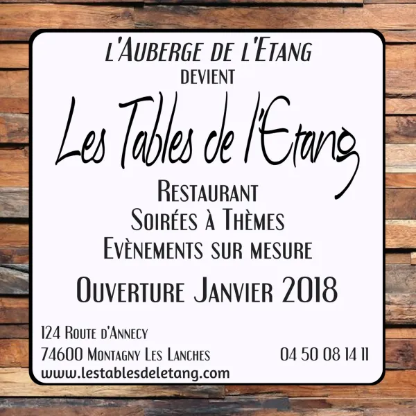 Les Tables de l'Etang