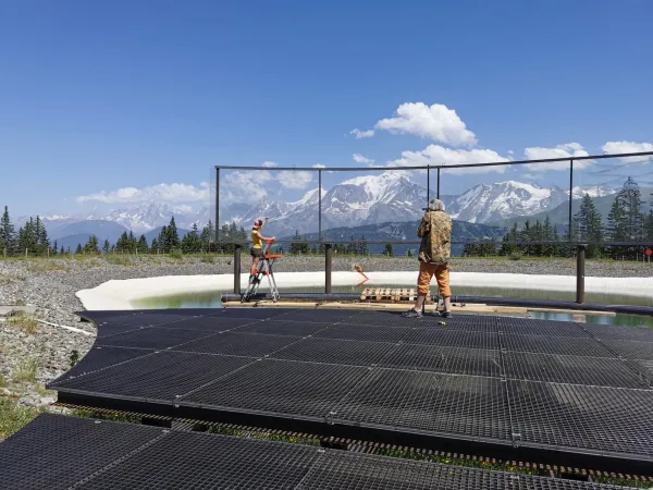 L'estacade du Mont-Blanc