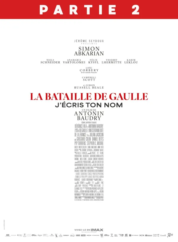 Séance de cinéma : La Bataille de Gaulle - Partie 2 - J'écris ton nom