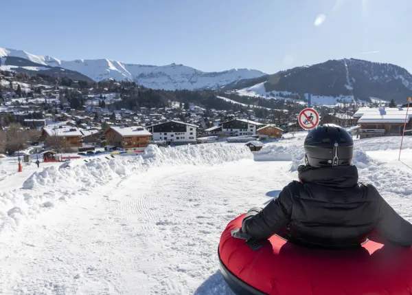 Snow tubing Megève