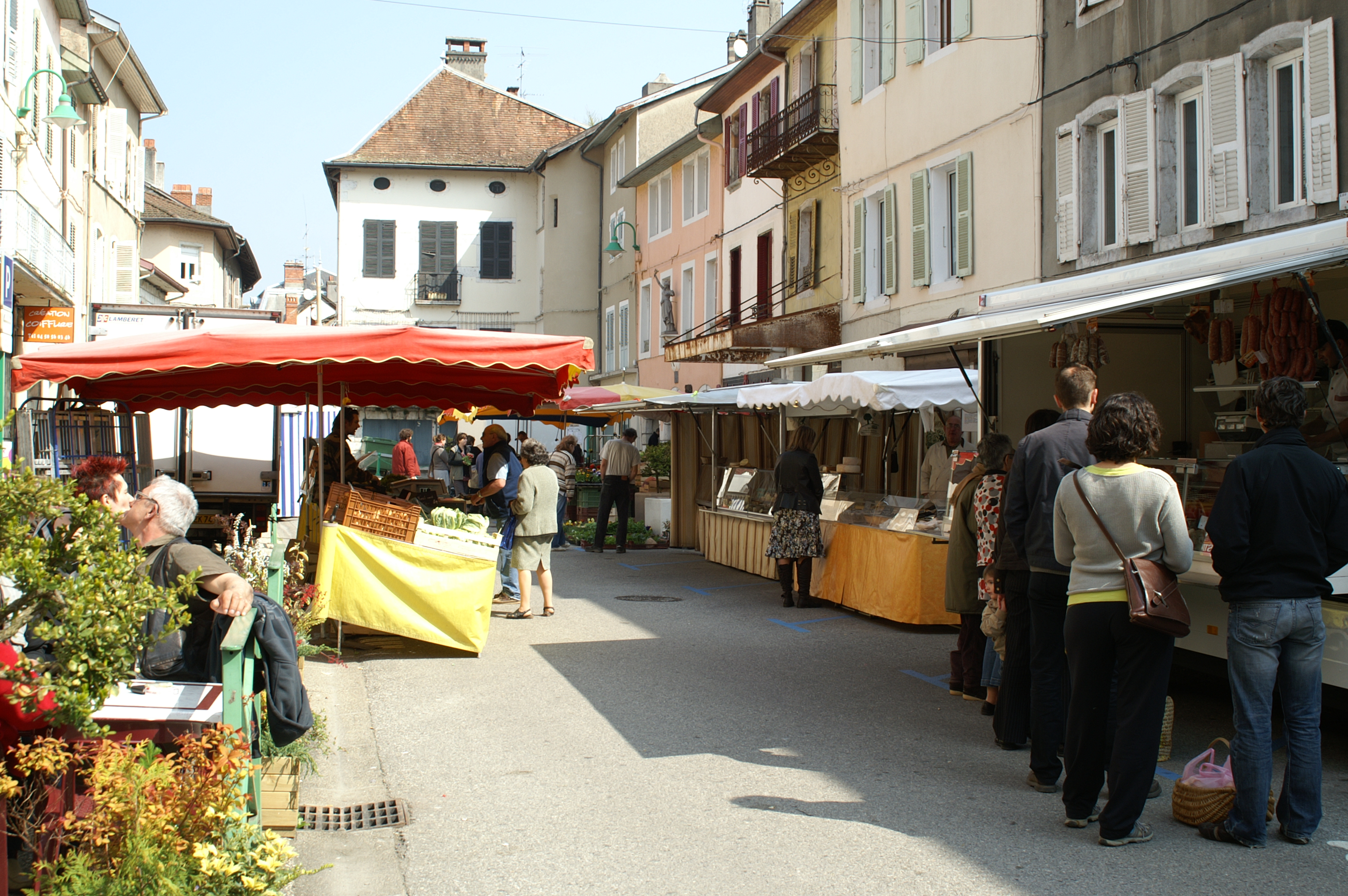 Marché de Seyssel Ain
