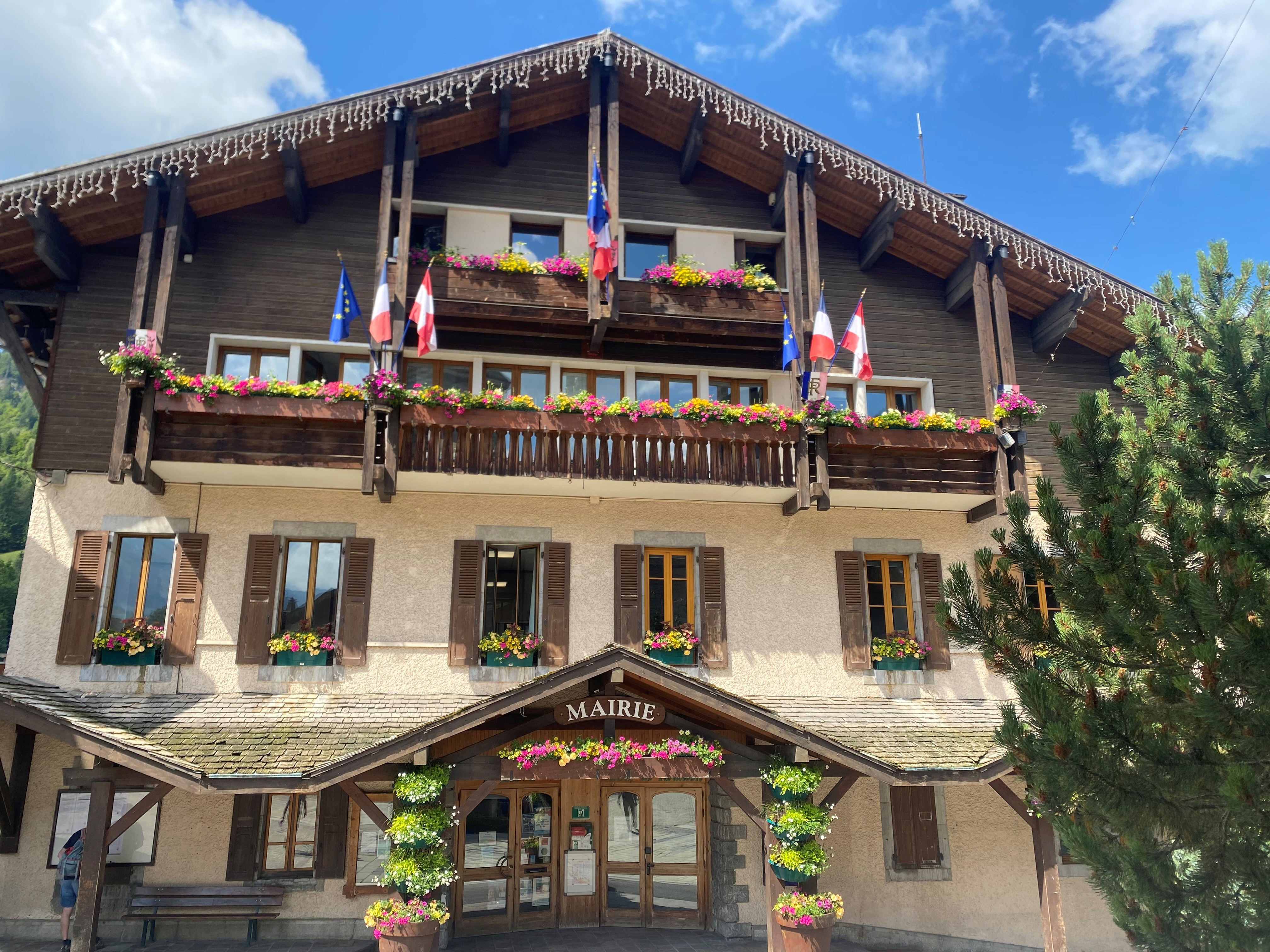Bâtiment de la mairie de La Clusaz