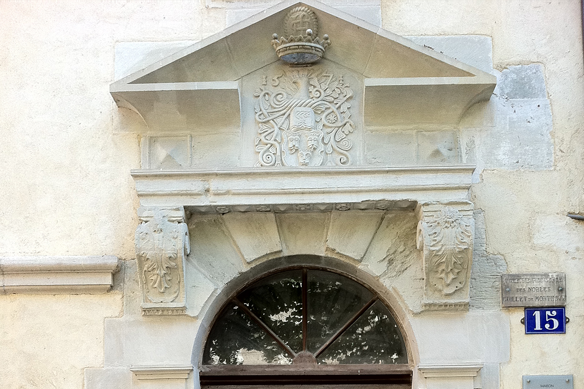 Maison Guillet de Monthoux et rue Chante-Coq à Thonon-les-Bains