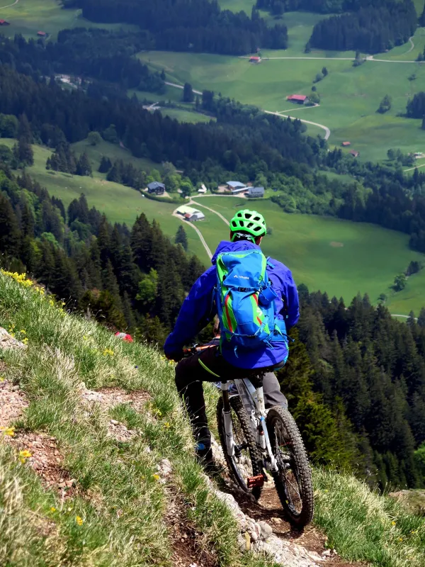 Sortie VTT avec Vincent Descombes-Sevoie