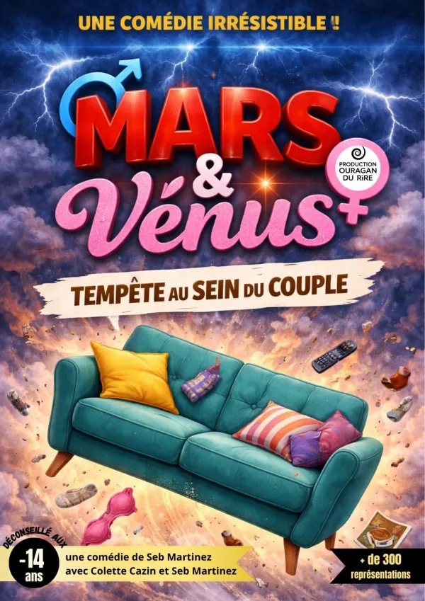 Mars et vénus, tempête au sein du couple