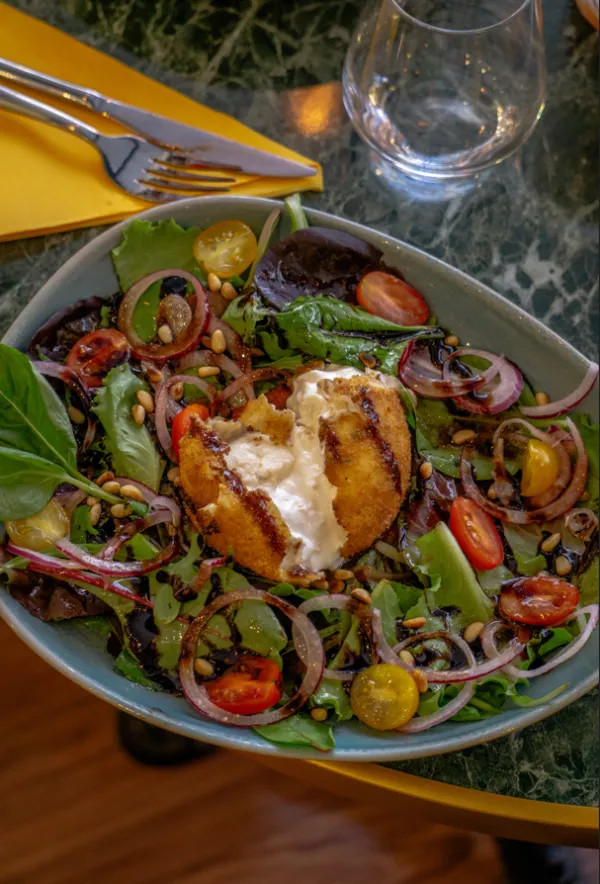 Burrata frite