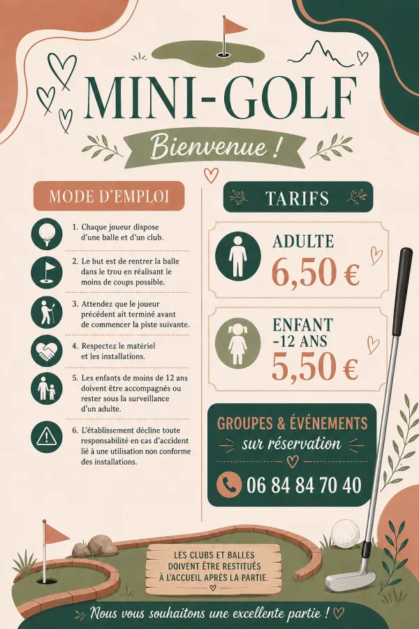 Mini golf/ Au P'tit Break
