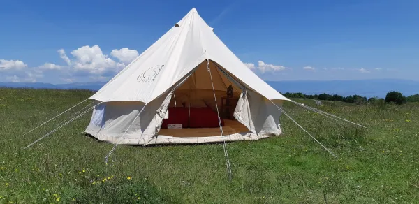 Tente confort au Salève