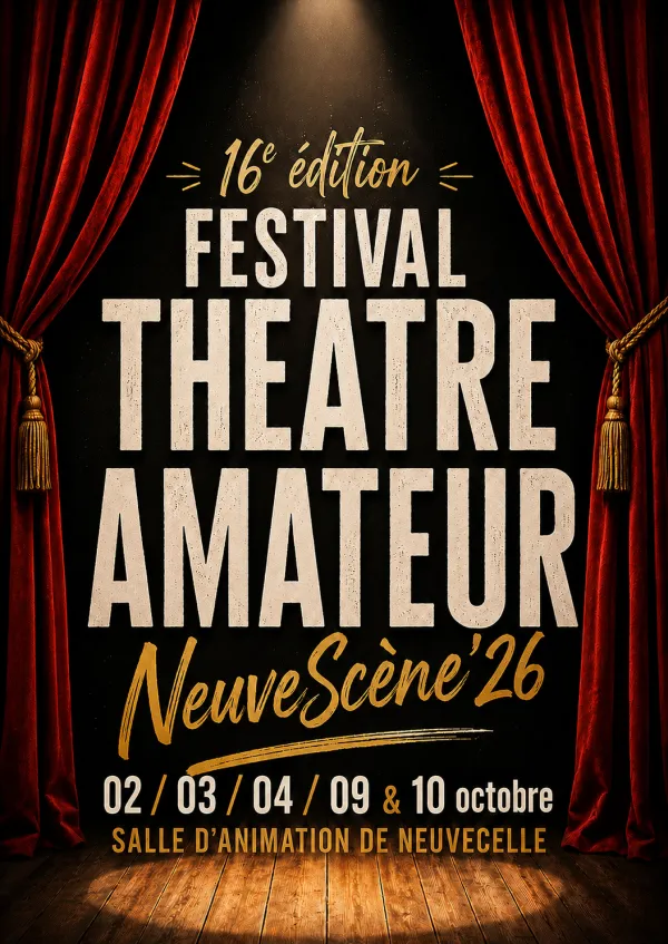 NeuveScène 2026 - Festival de théâtre amateur