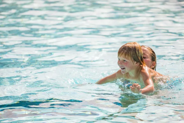 Cours de natation au Grand-Bornand