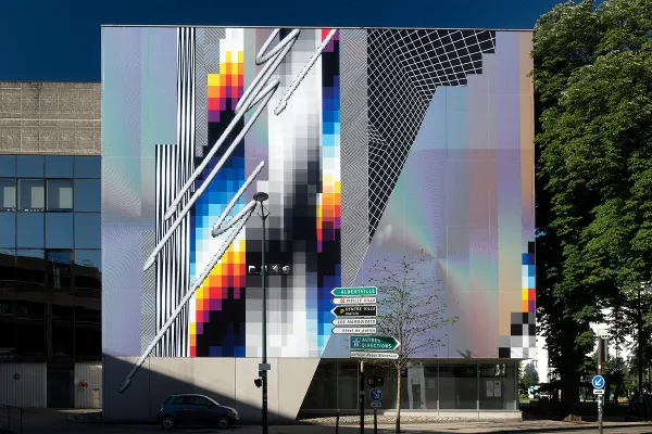 Optichromie Annecy de Felipe Pantone - Annecy Paysages
