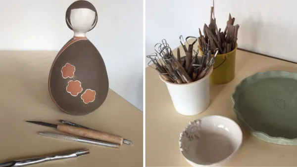 Terre et création : Atelier  Poterie