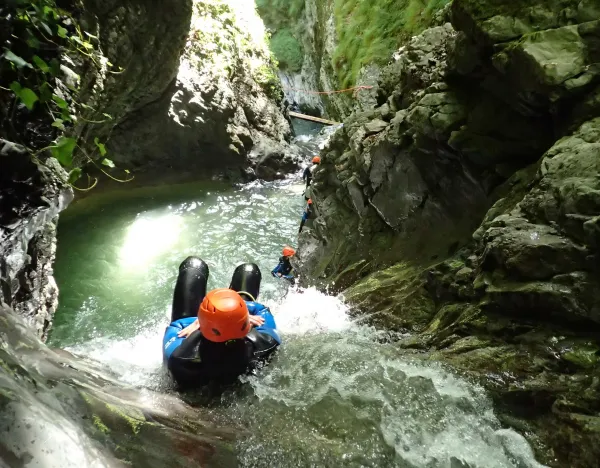 canyoning sensation