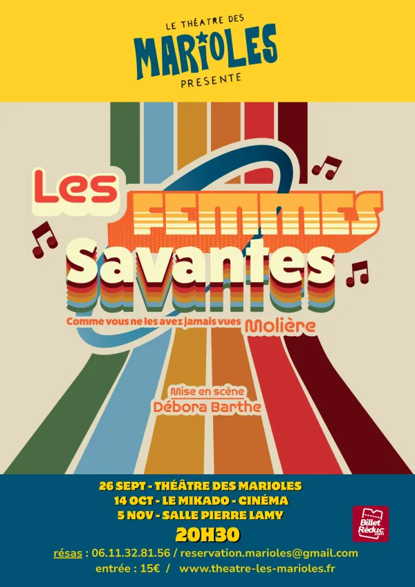 Théâtre : Les femmes savantes (comme vous ne les avez jamais vues !)