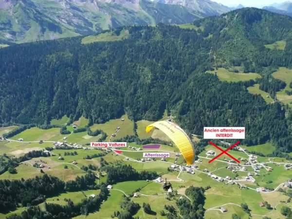 Parapente : terrain d'atterrissage "Les Potais"