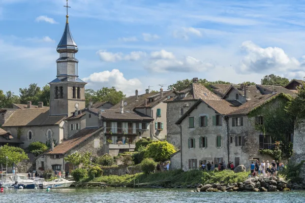 Thonon – Yvoire en vélo électrique avec Parcours GPS