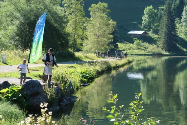 Pêche au lac des Plagnes