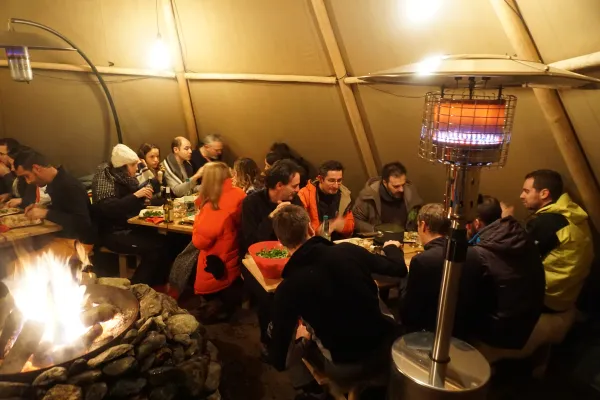 Une soirée savoyarde sous le Lavvu