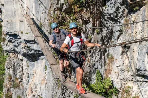 Via Ferrata du Mont : Parcours Lou Izès