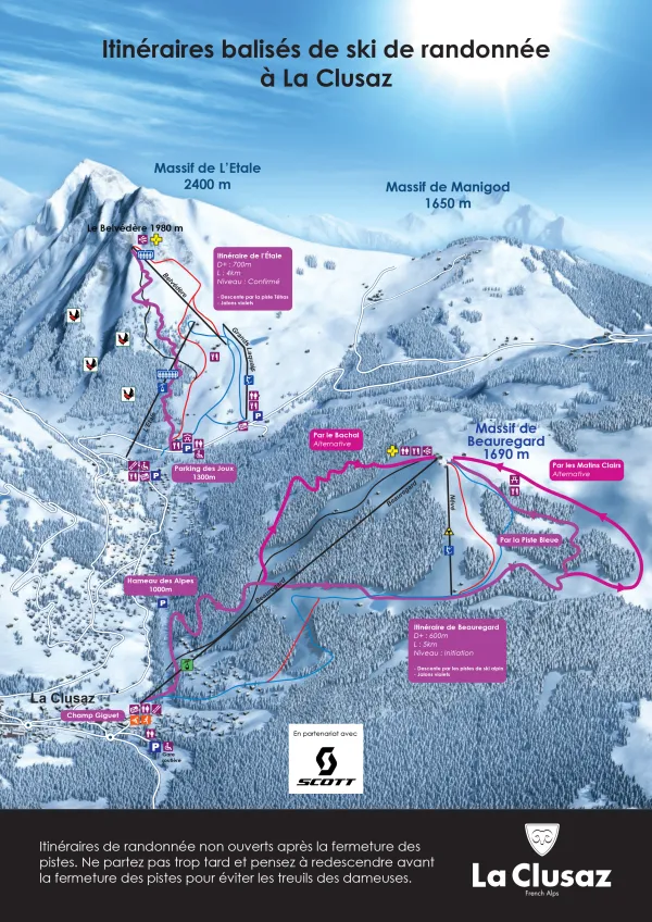 Piste de ski de randonnée de l'Étale